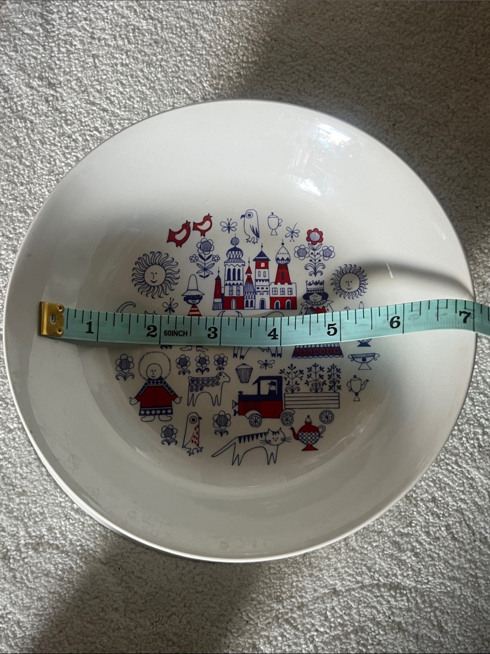 1960’s Vintage Arabia of Finland, Child Plate Set, Excellent Condition - Picture 6 of 9